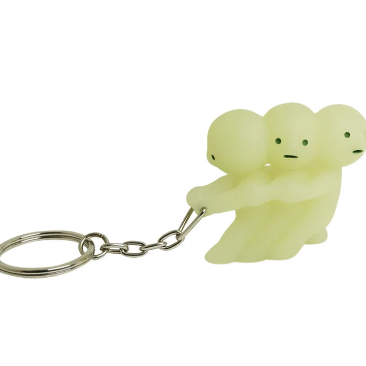 Smiski pulling keychain
