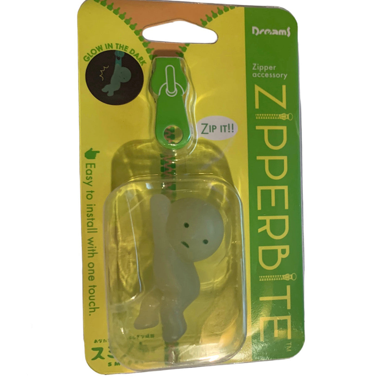 Smiski Zipperbite Hanging on in packaging