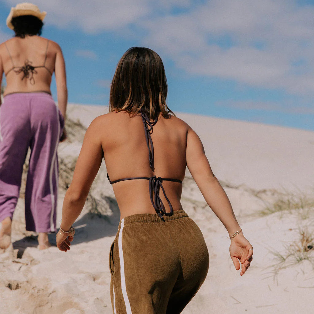 back view of Après Surf Pant Army Green by Atmosea