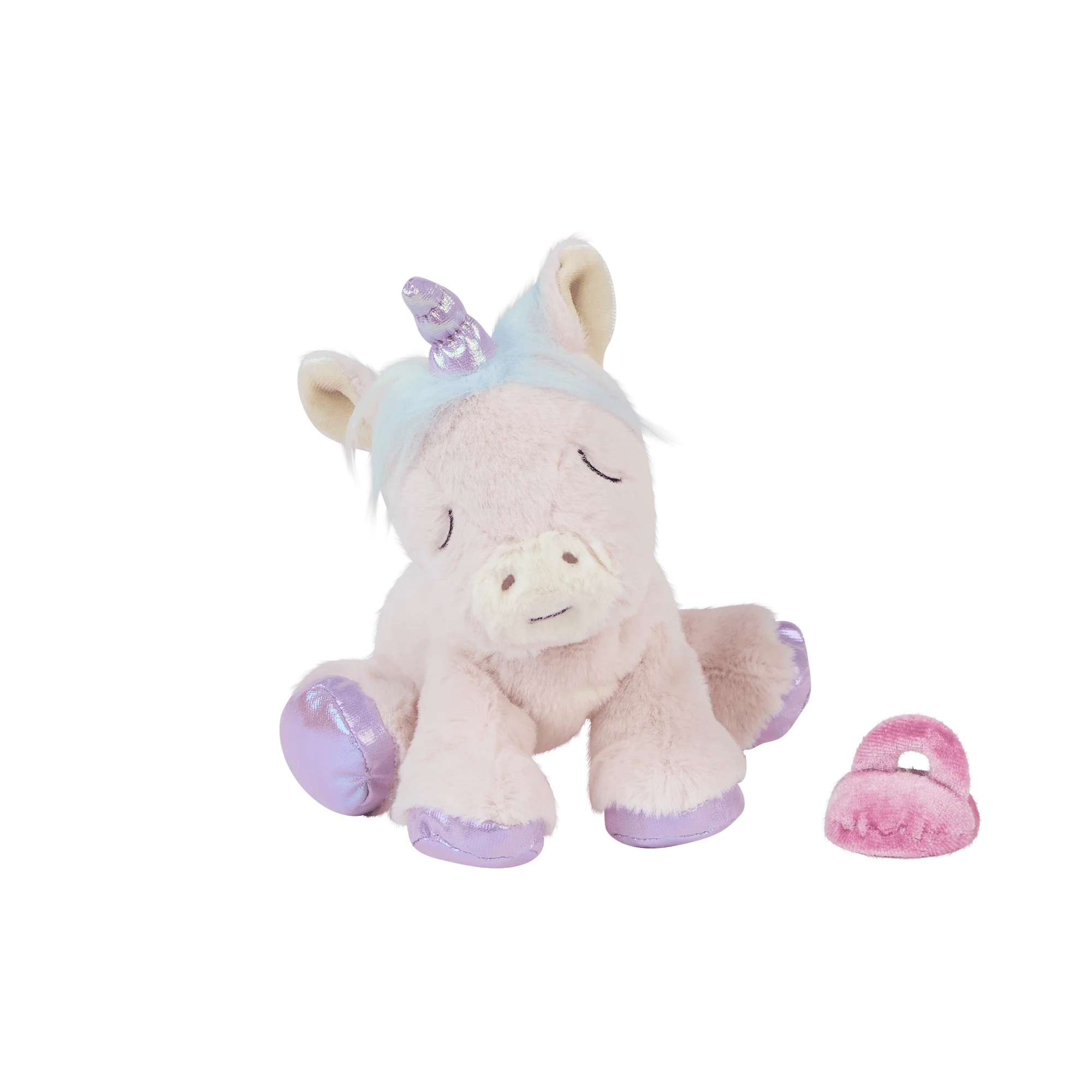 Binky Baby Unicorn Sparkle Pink by Olli Ella with pacifier