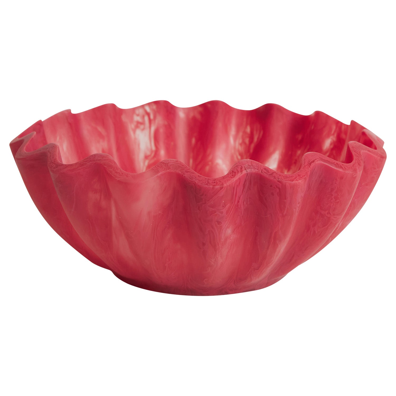 sage and clare venus bowl raspberry red