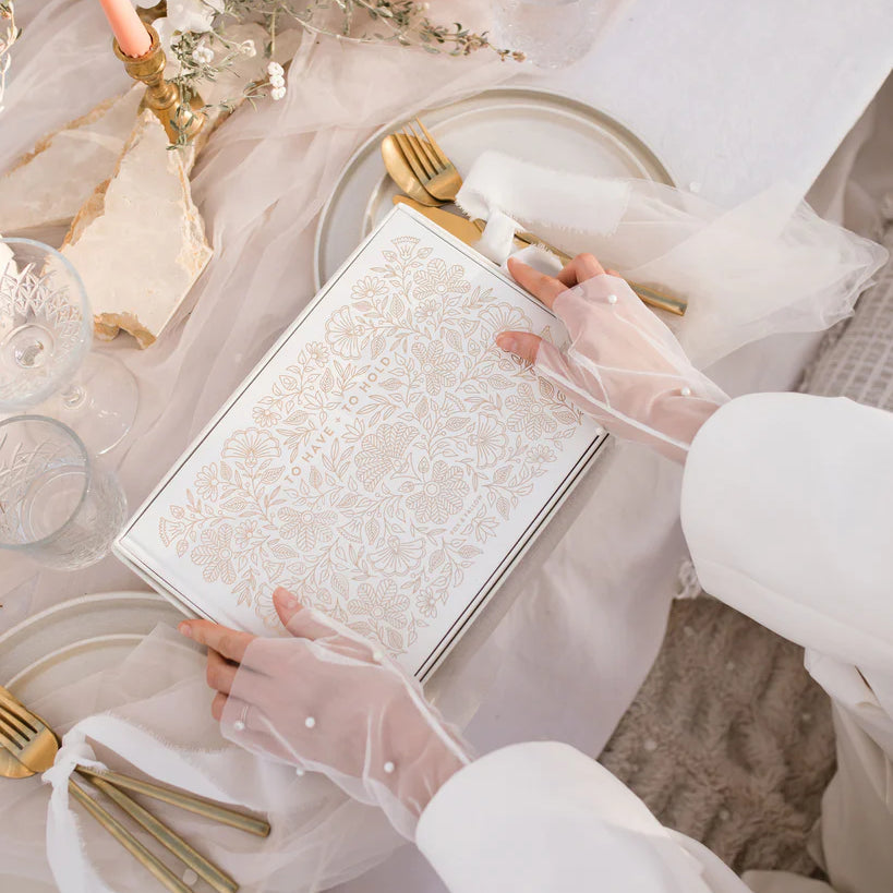 boxed wedding guest book noosa