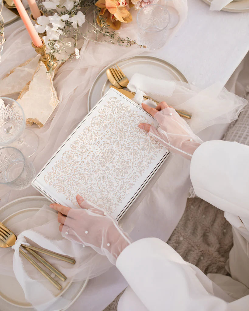 boxed wedding guest book noosa