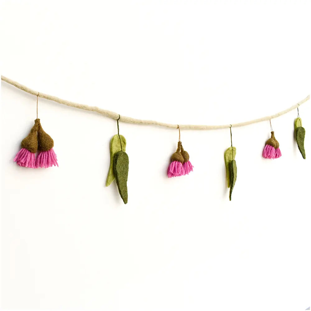 Tara Treasures Gum-nut wall garland