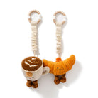 Stroller Toys - Coffee & Croissant by Living Textiles