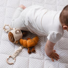 2 Pack Mini Market Brunch Stroller Toys - Coffee & Croissant by Living Textiles