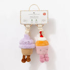 2 Pack Mini Market Brunch Stroller Toys - Ice Cream & Cupcake by Living Textiles