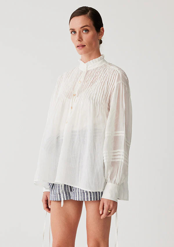 Aaliyah Blouse white by Mos The Label