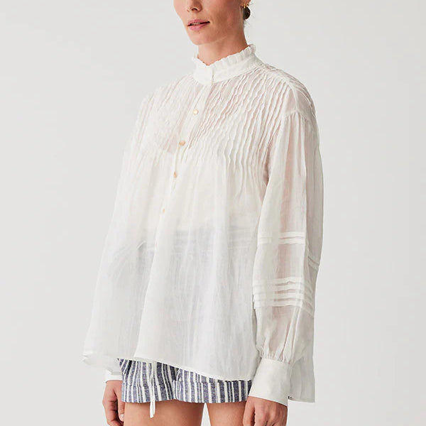 Aaliyah Blouse white by Mos The Label
