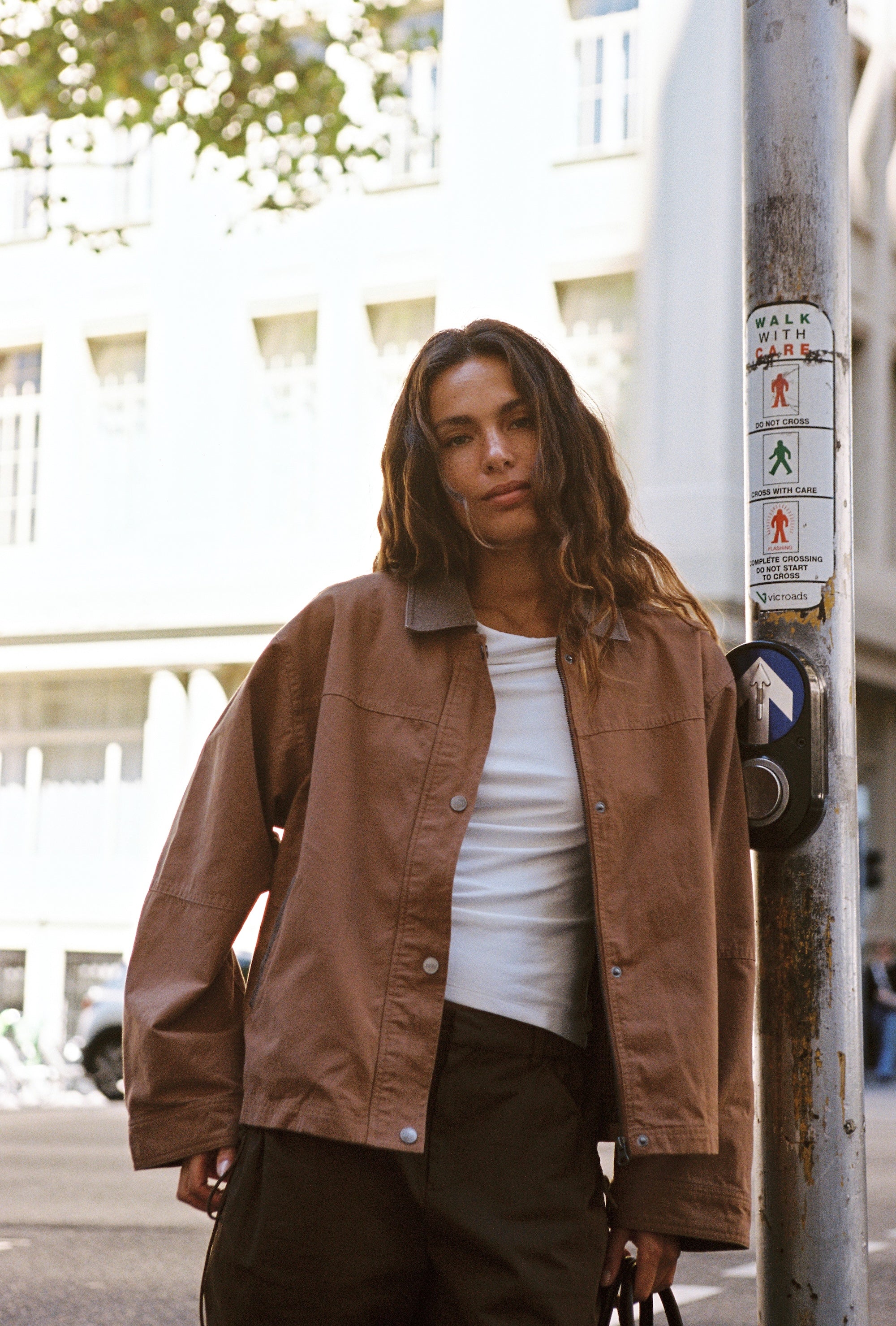 Addison Canvas Jacket Camel by Juni