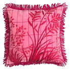Adelyn Embroidered Cushion in Cosmo Pink by Sage & Clare