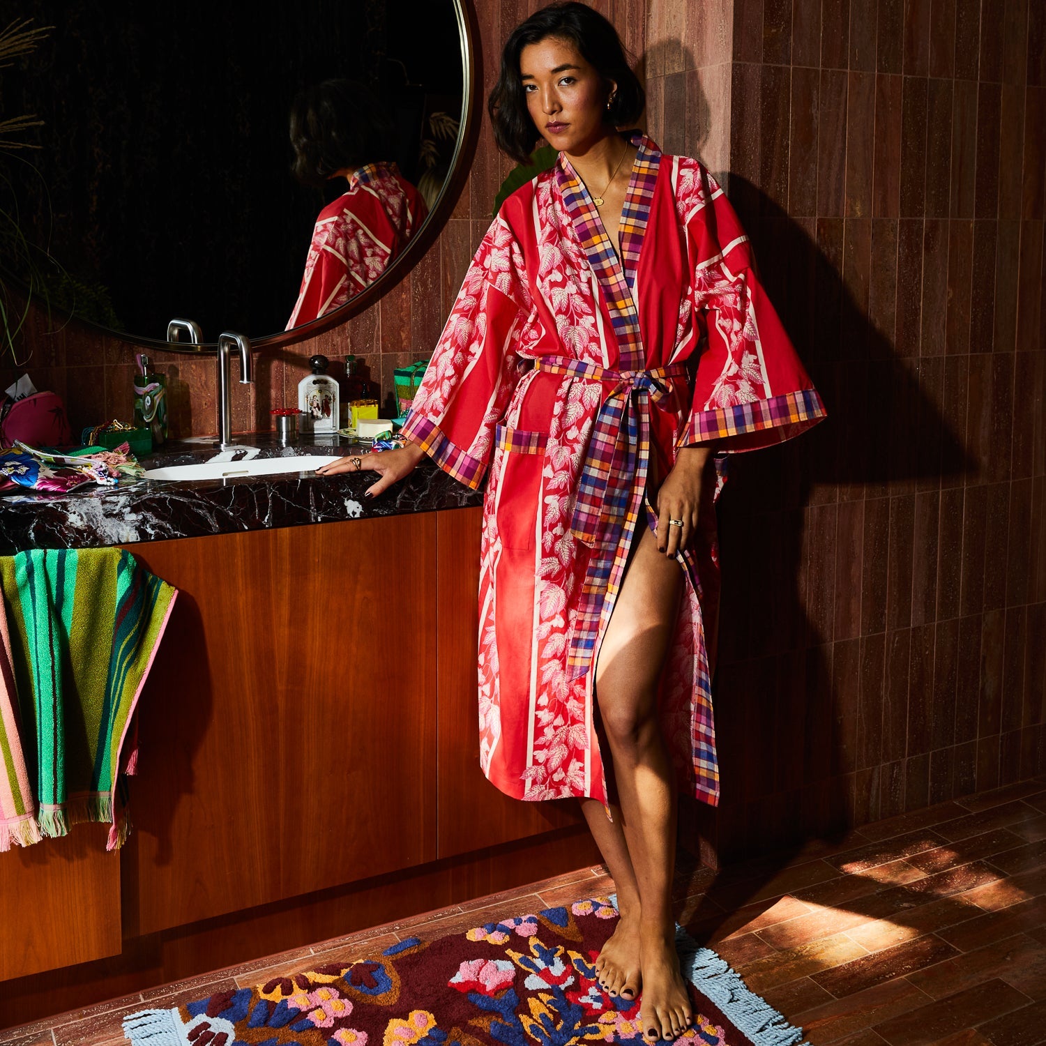 Agata Cotton Robe by Sage & Clare