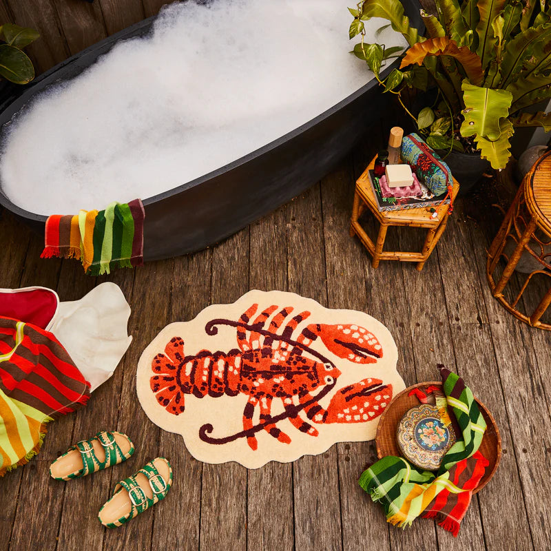 Aldo Lobster Bath Mat by Sage & Clare