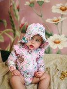 'All my Hearts' Delphine Baby One Piece Swimsuit - Pink Love by Fleur Harris