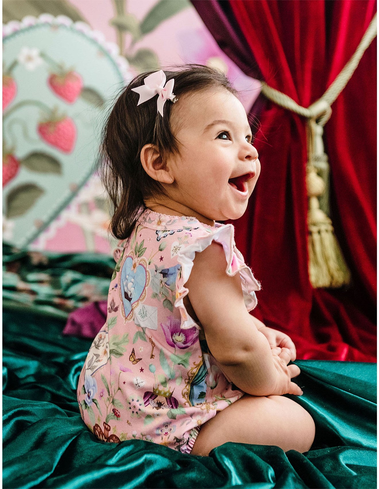 All My Hearts Sweet Bubble Romper – Parfait Pink by Fleur Harris