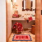 Amalie Nudie Bath Mat - Hibiscus by Sage & Clare
