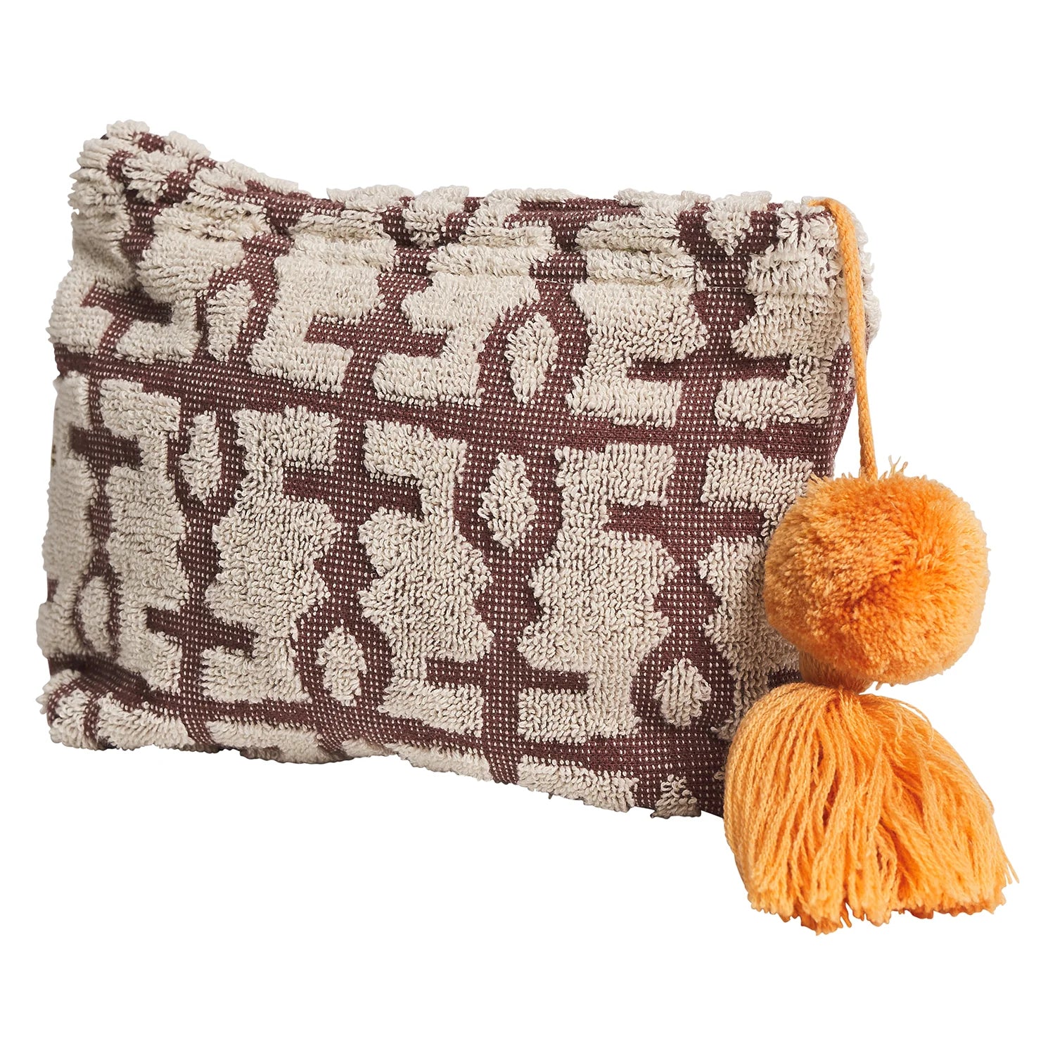 Amata Terry Pouch in colour Clove by Sage and Clare