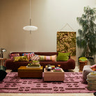 Amata Velvet Cushion in Palm by Sage &  Clare