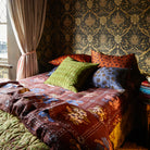 Amata Velvet Cushion in Palm by Sage &  Clare