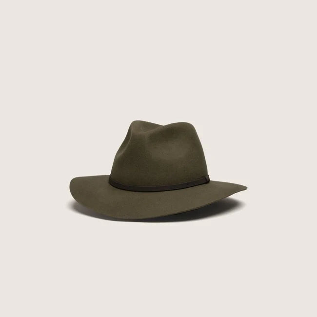 Anderson Olive Fedora by Will and Bear