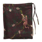 Andrea pillowcase in protective drawstring storage bag with Sage & Clare label showing packaging