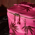 Aneta vanity case lifestyle shot with beauty essentials organized inside compartments