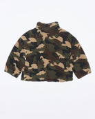 Back view of the Aspen Jacket - Camo Green | Walnut