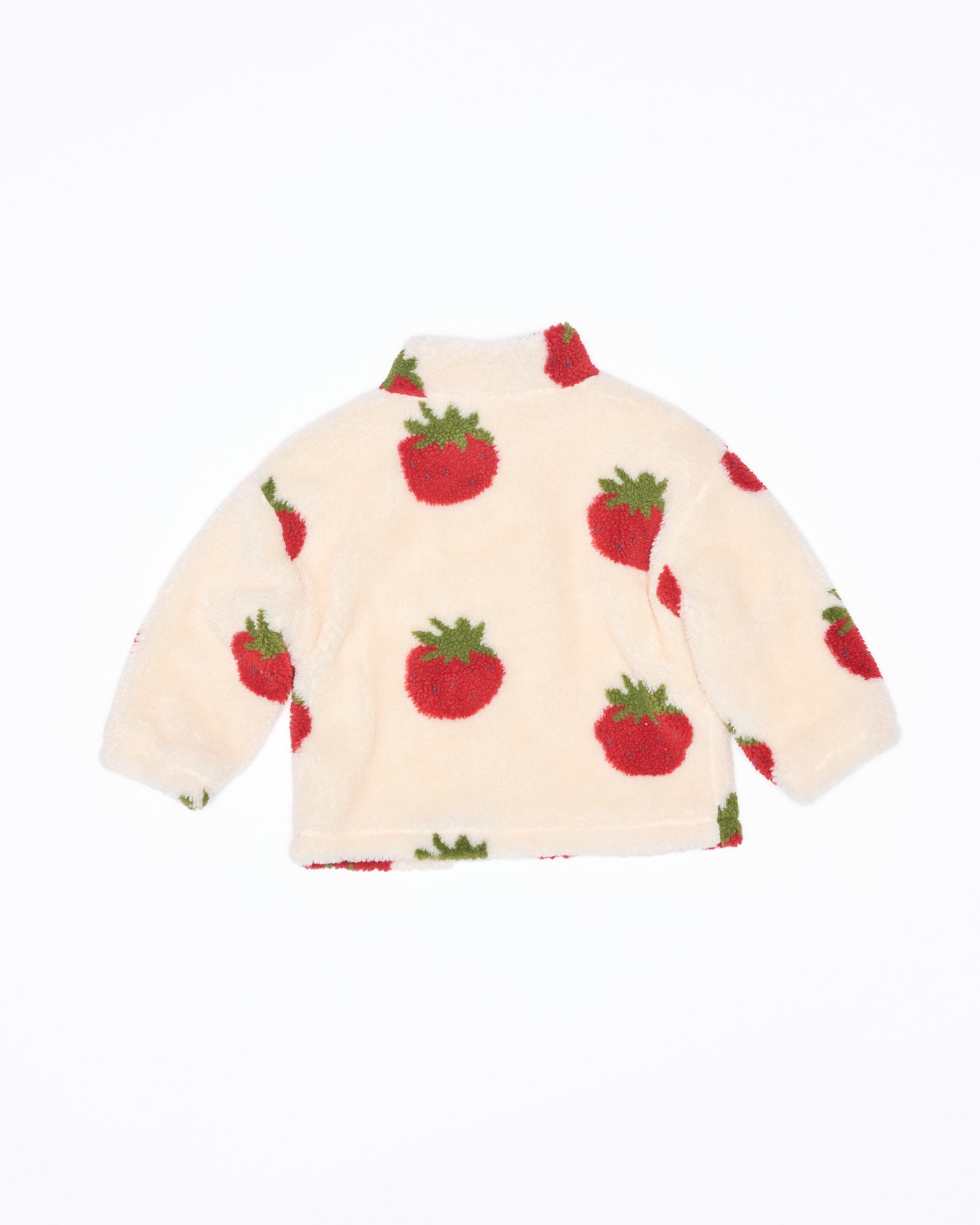 Back view of the Aspen Jacket - Strawberry Cream | Walnut