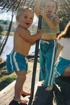 Atmosea Kids Terry Towelling shorts in blue crush