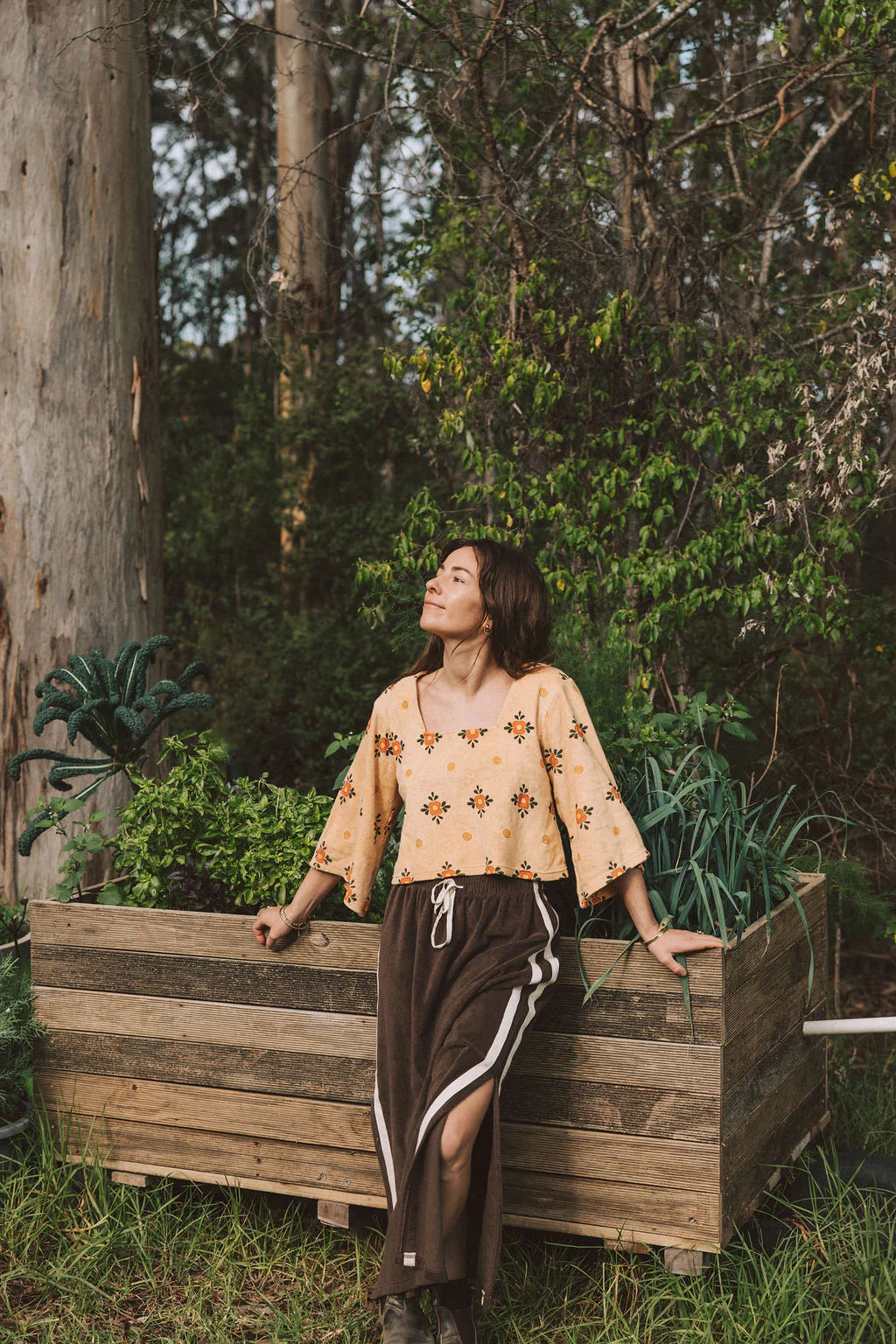 Atmosea terry smock top