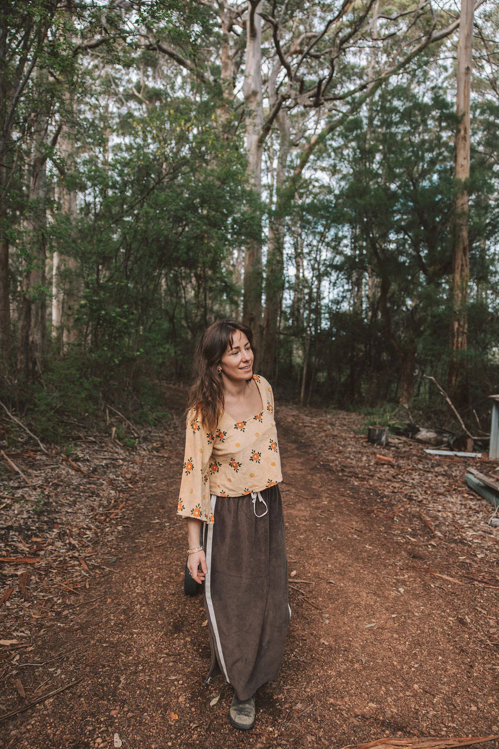 Atmosea terry smock in nasturtium