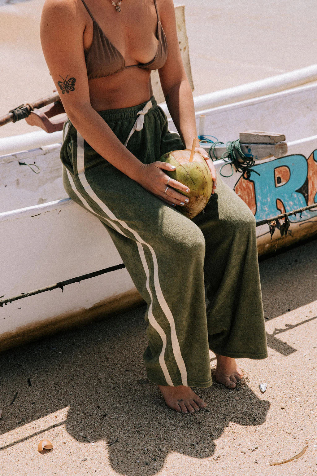 Apres surf pant Olive