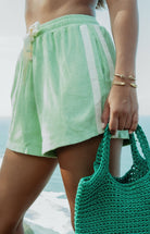 Atmosea Terry Towelling Shorts in Mint