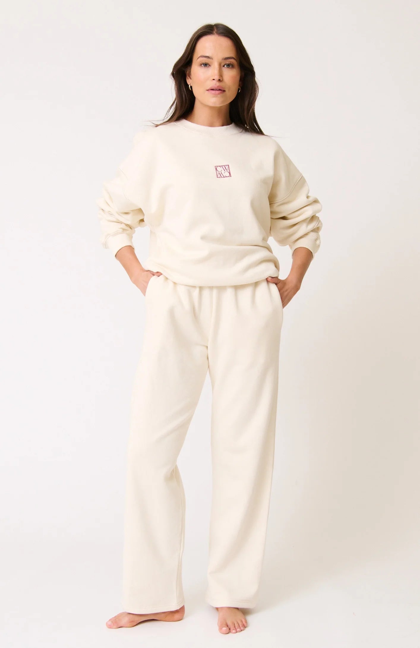 aubrey sweater white