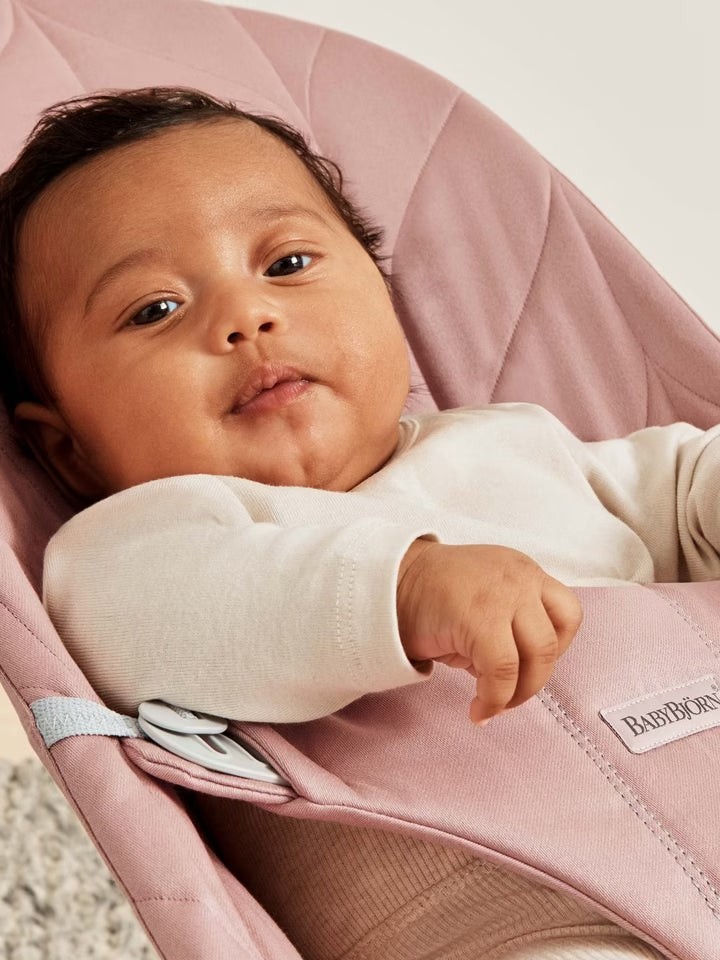 Baby Bjorn Bouncer Bliss Woven Petal Quilt Dusty Pink Noosa