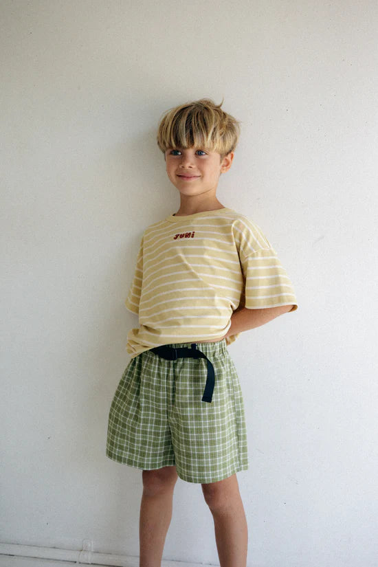 Banjo Short – Green Check by Juni