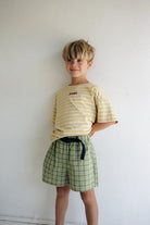 Banjo Short – Green Check by Juni