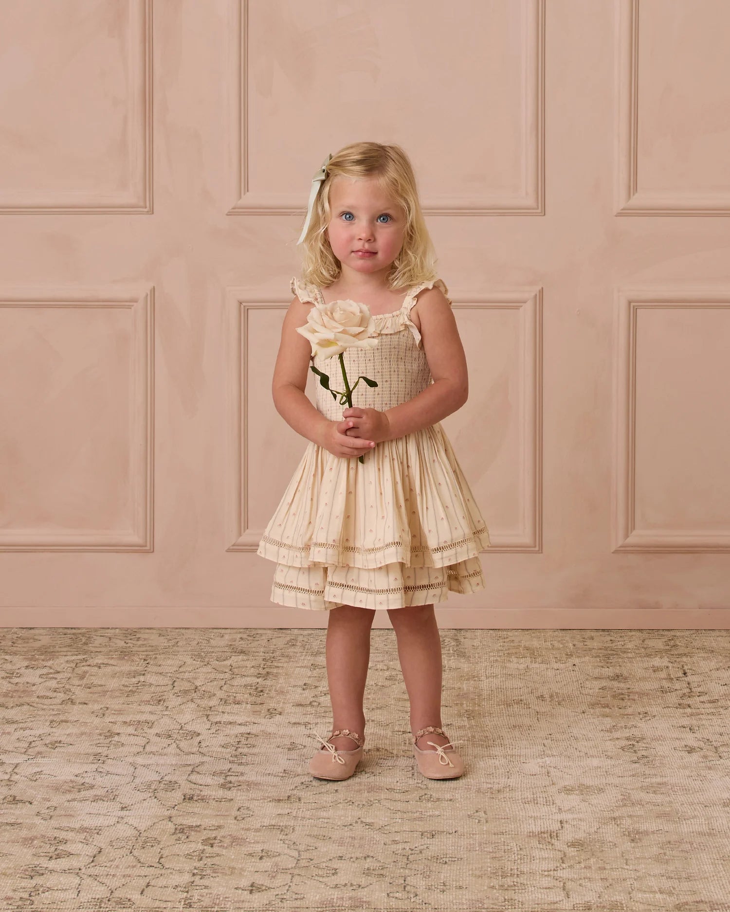 Birdie Dress Victorian Stripe by Noralee