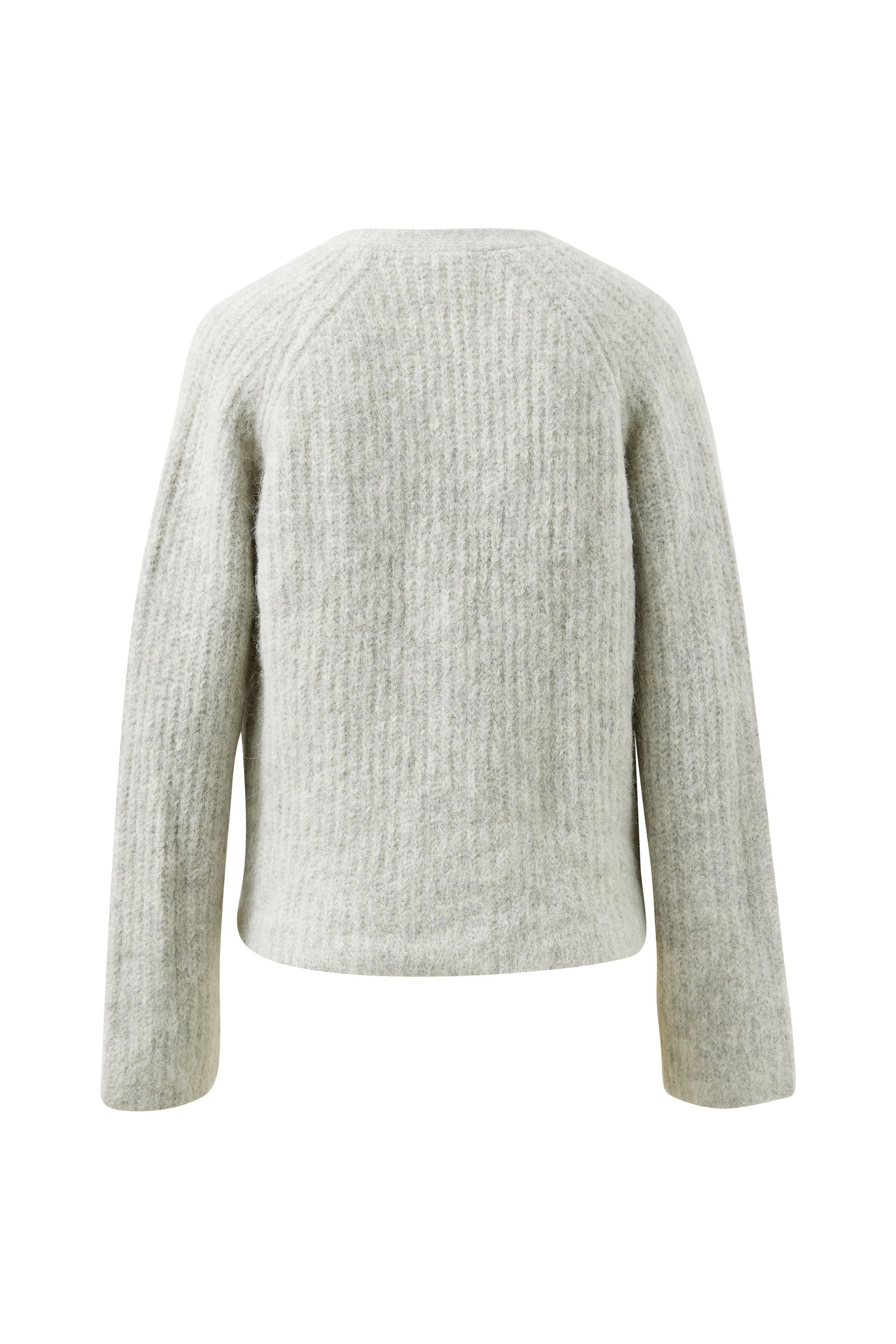 back of Birdie Lofty Cardi - Silver Marle by Ceres Life