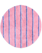 Blushing Stripe Round Bath Mat by Kip & Co