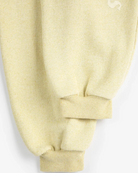 Close up of cuffed pant bottom on Bobo Choses Jogging Pants - Yellow | Bobo Choses