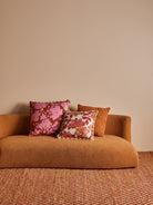 Bonnie and Neil pink cushion