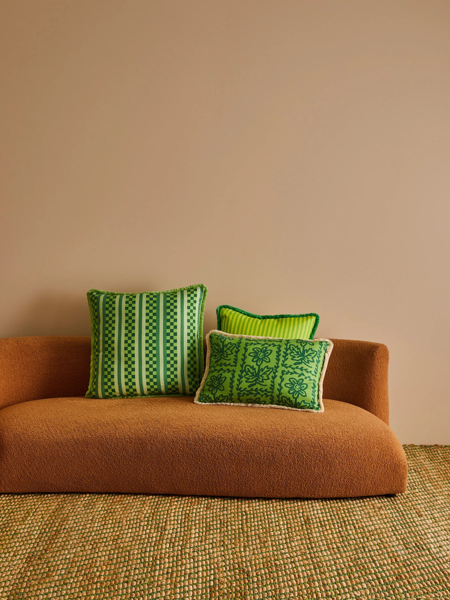 6x40cm floral cushion