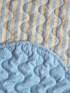 Butter Blue Seersucker Playmat by Mosey Me