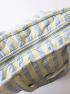 Seersucker quilted bag by Mosey Me
