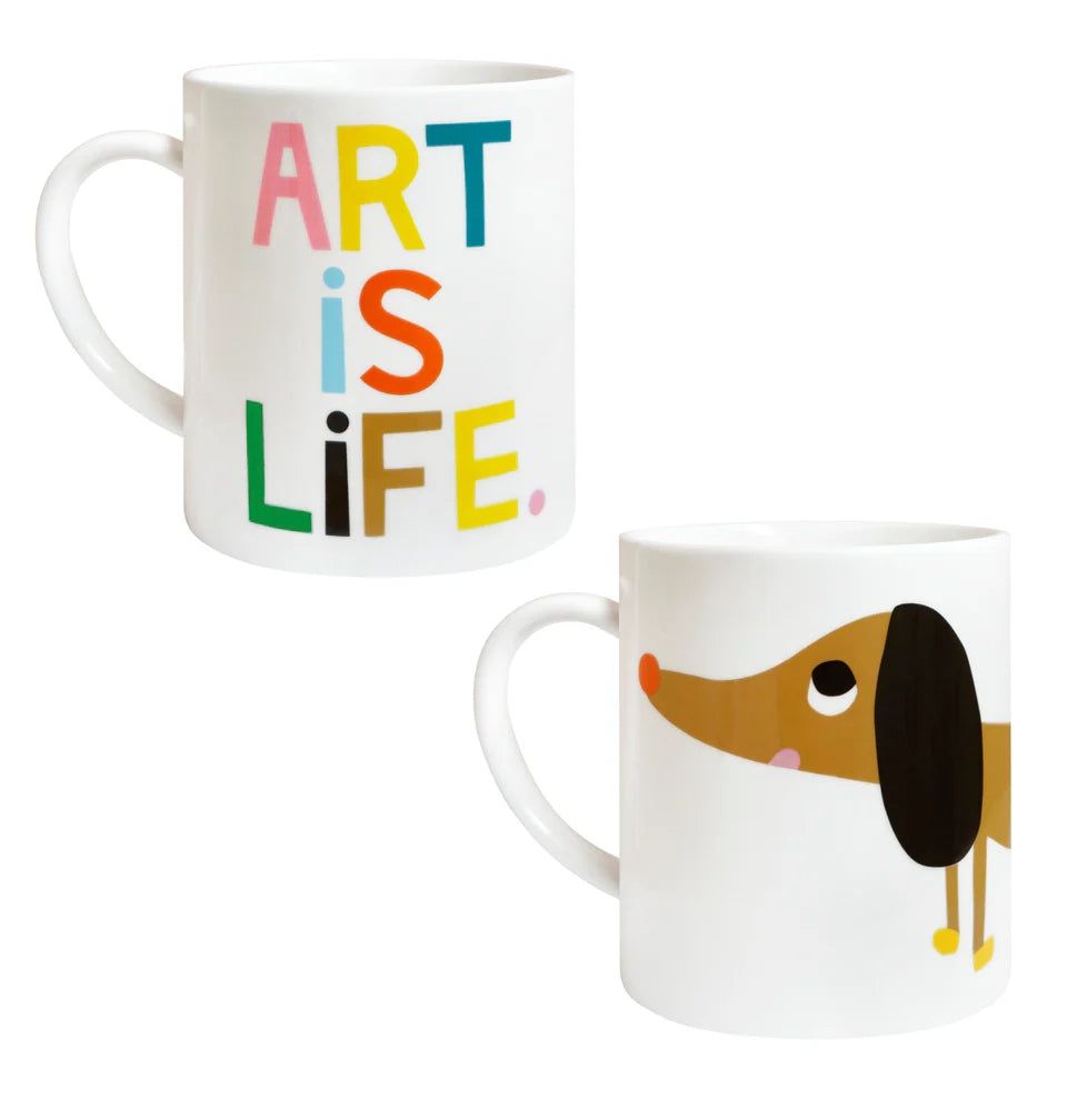 Art is life mug set by Castl e