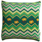 Calina Knit Cushion - Verdant by Sage & Clare