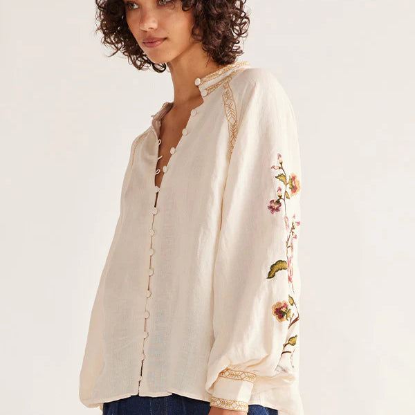 Camille Blouse - Ivory by 