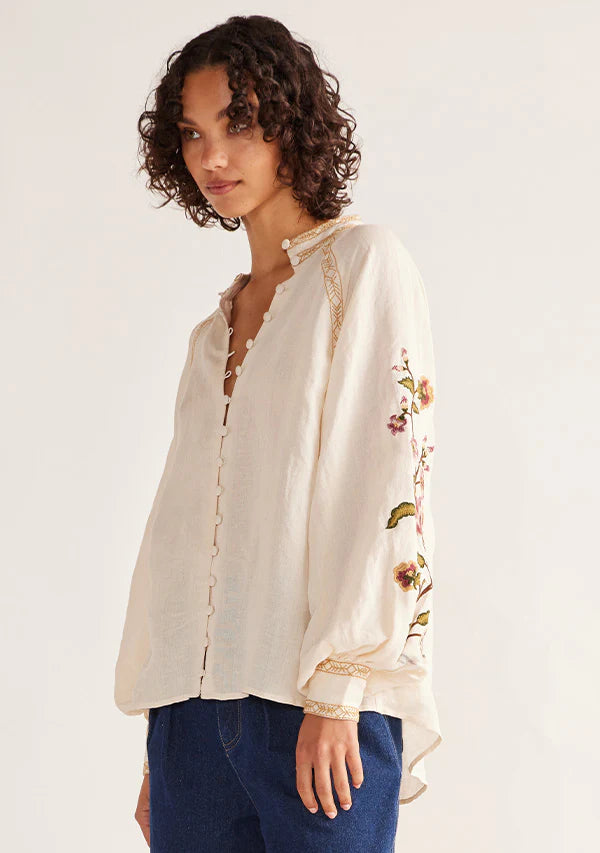 Camille Blouse - Ivory by 