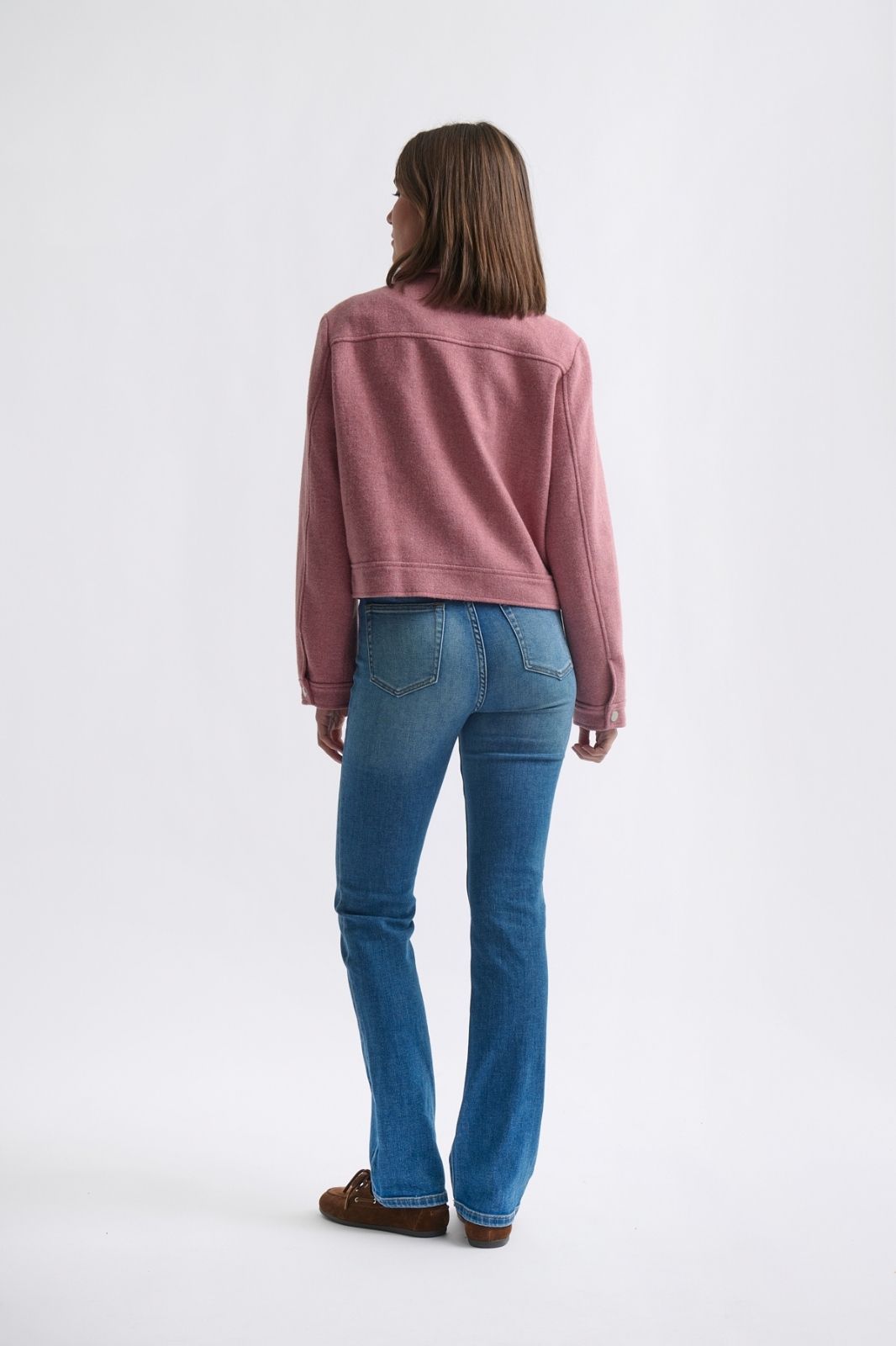 Kireina Carla Jacket musk pink back view